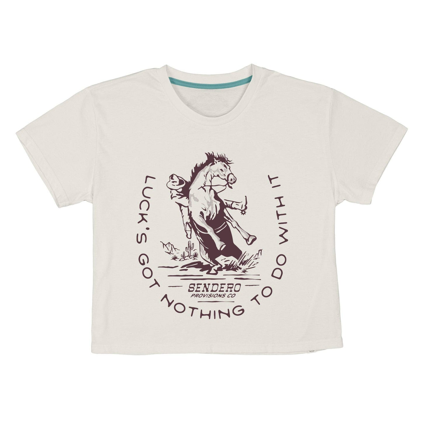 No Luck Women's Crop Tee