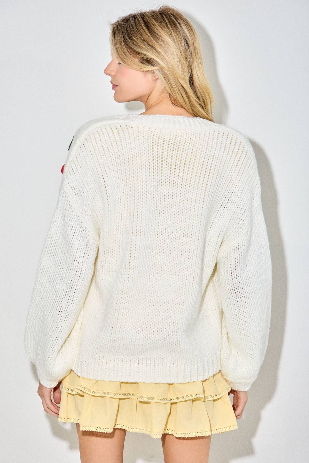 Cherry Knit Cardigan