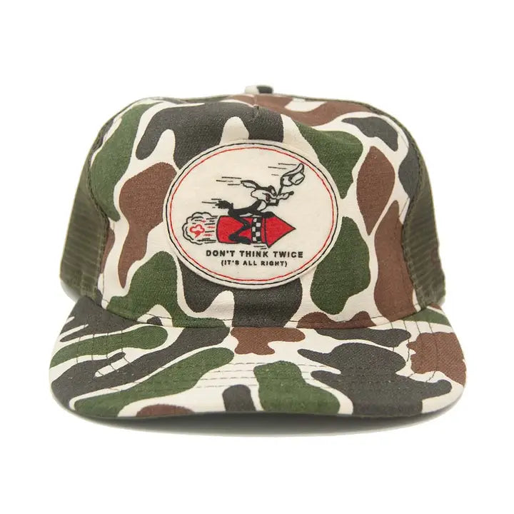 Don't Think Twice Camo Trucker