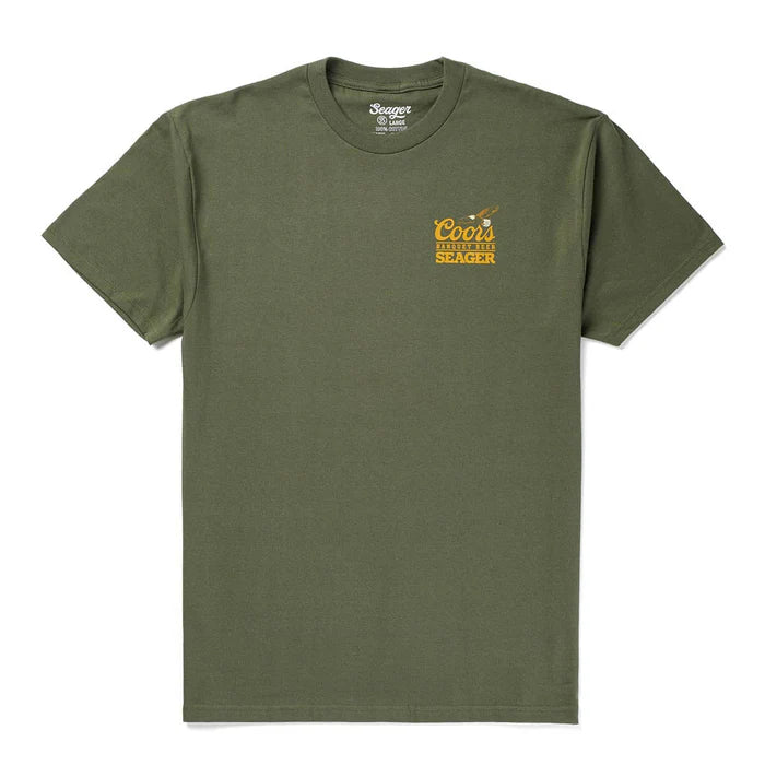 Seager x Coors Banquet Preserve Tee – Surplus Green