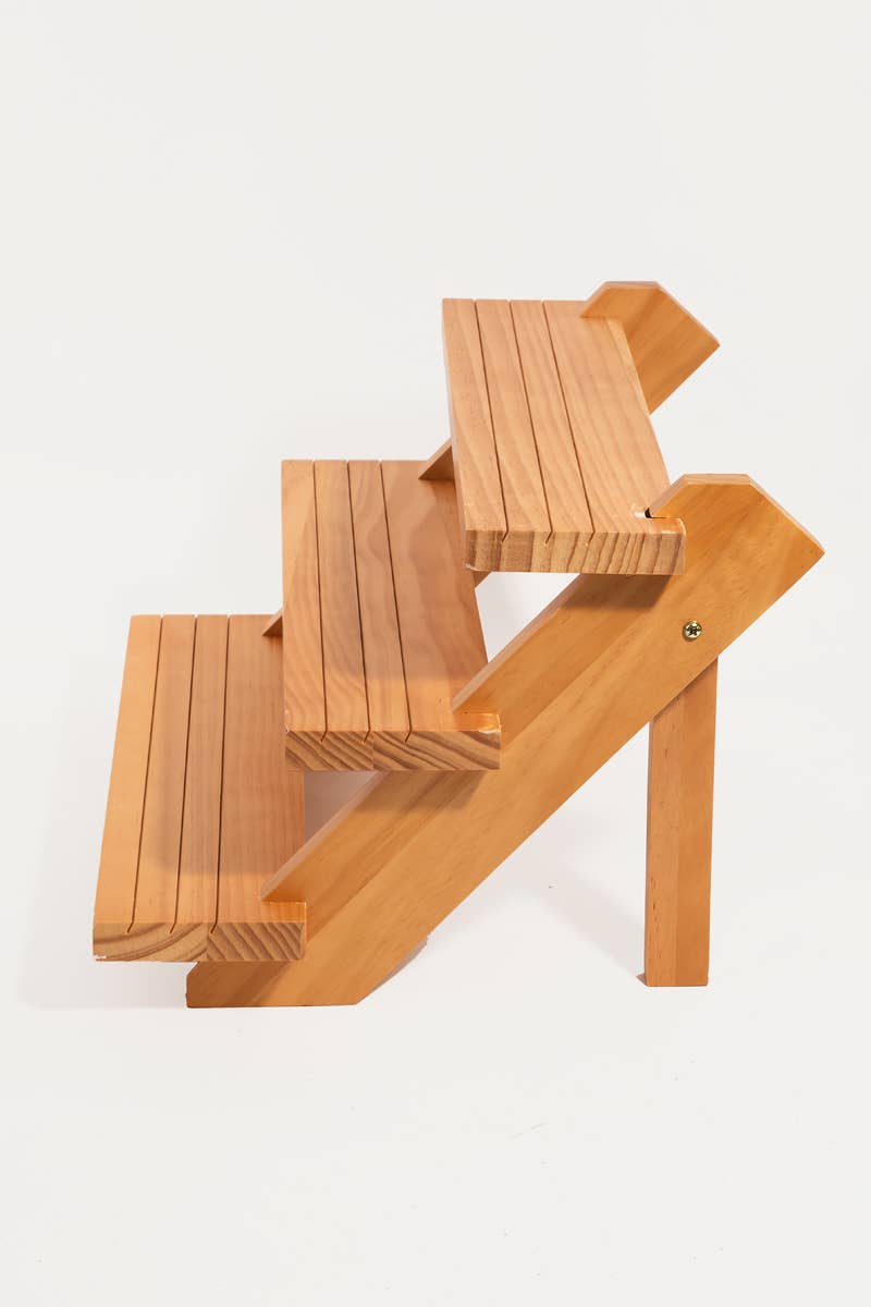 Three Tier Wooden Display