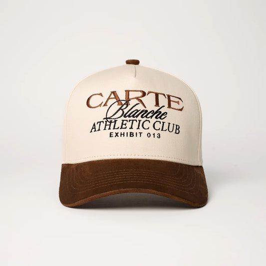 Suede Athletic Club Snapback – Brown & Créme