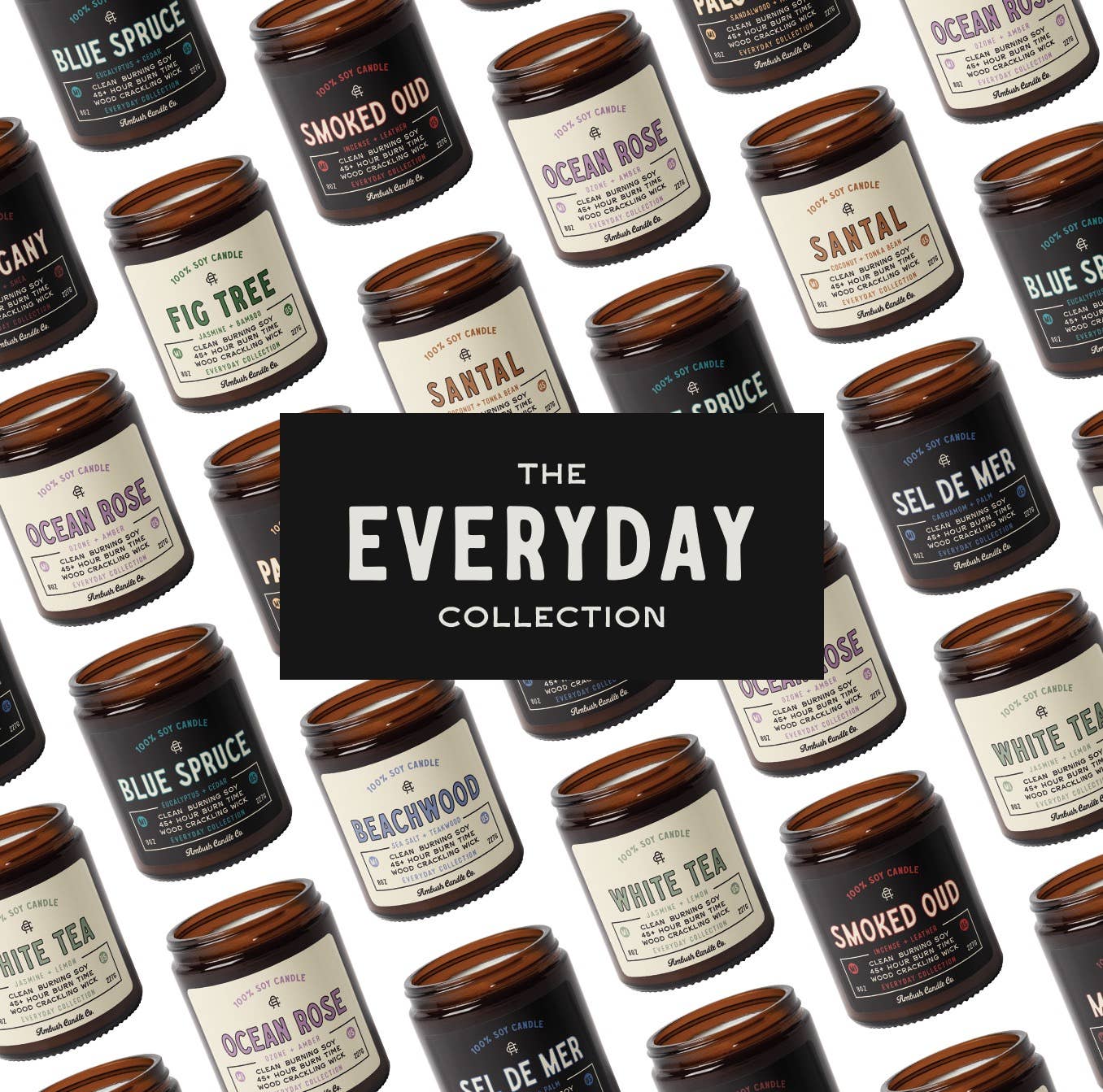 Smoked Oud | Incense + Leather 8oz Soy Candle