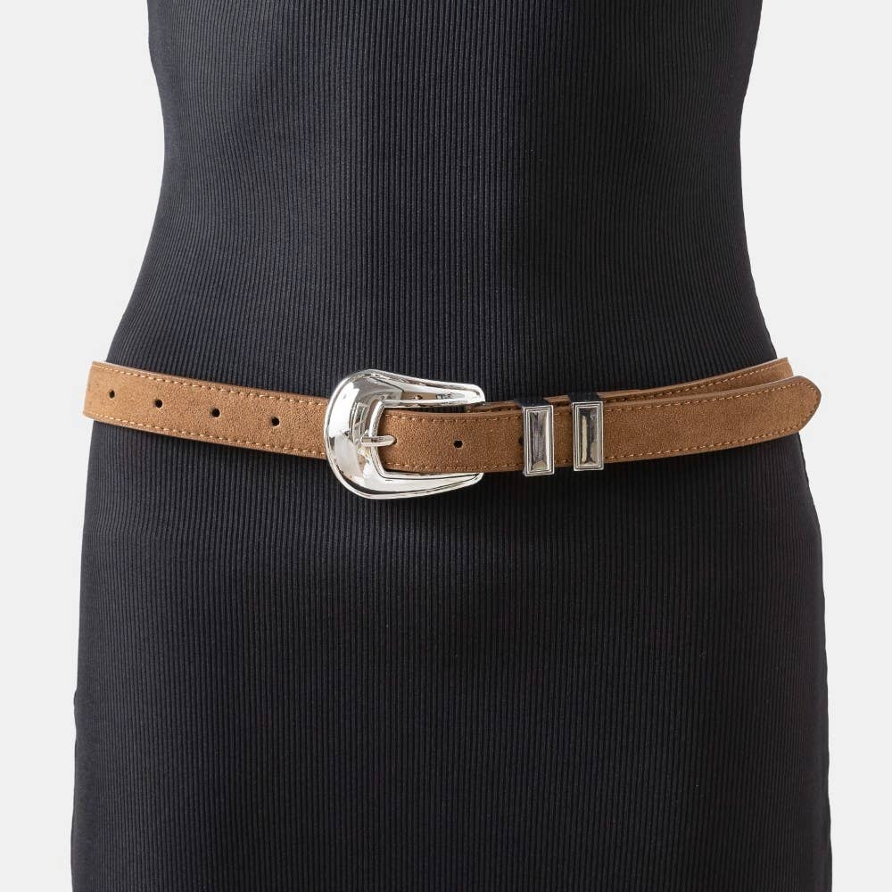 Western Style Statement Buckle Belt