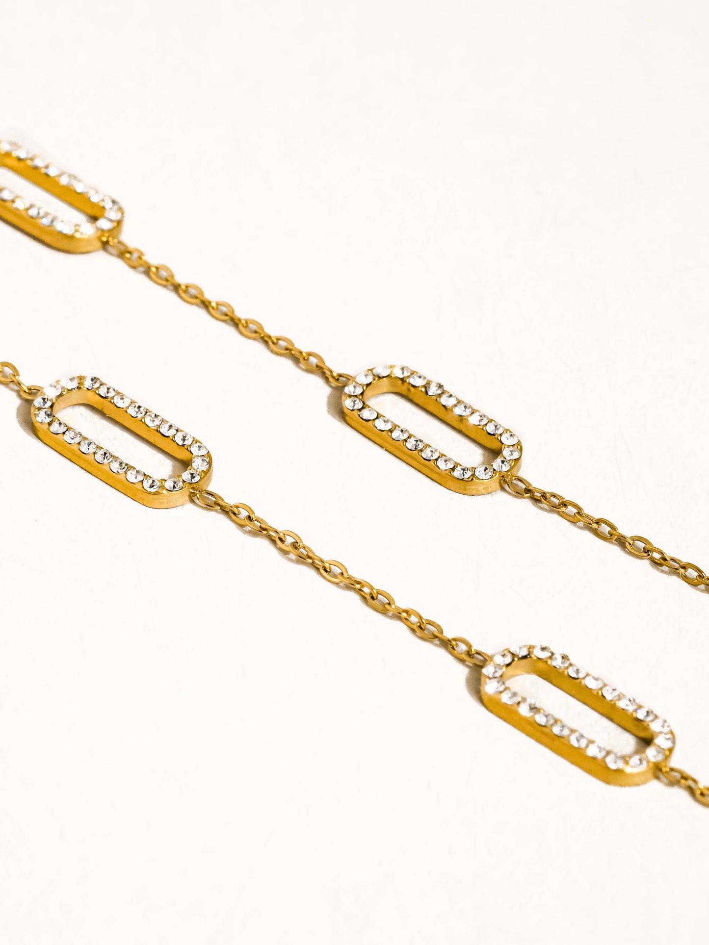Burnisse 18K Gold Non-Tarnish Dainty Chain Necklace