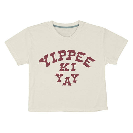 Yippee Ki Yay Crop Tee