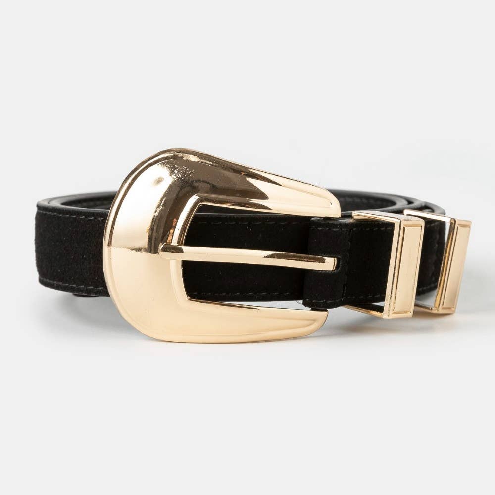 Western Style Statement Buckle Belt