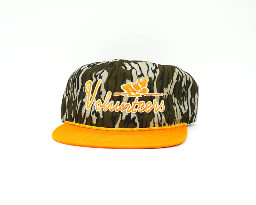 Camo Cursive Volunteers Hat
