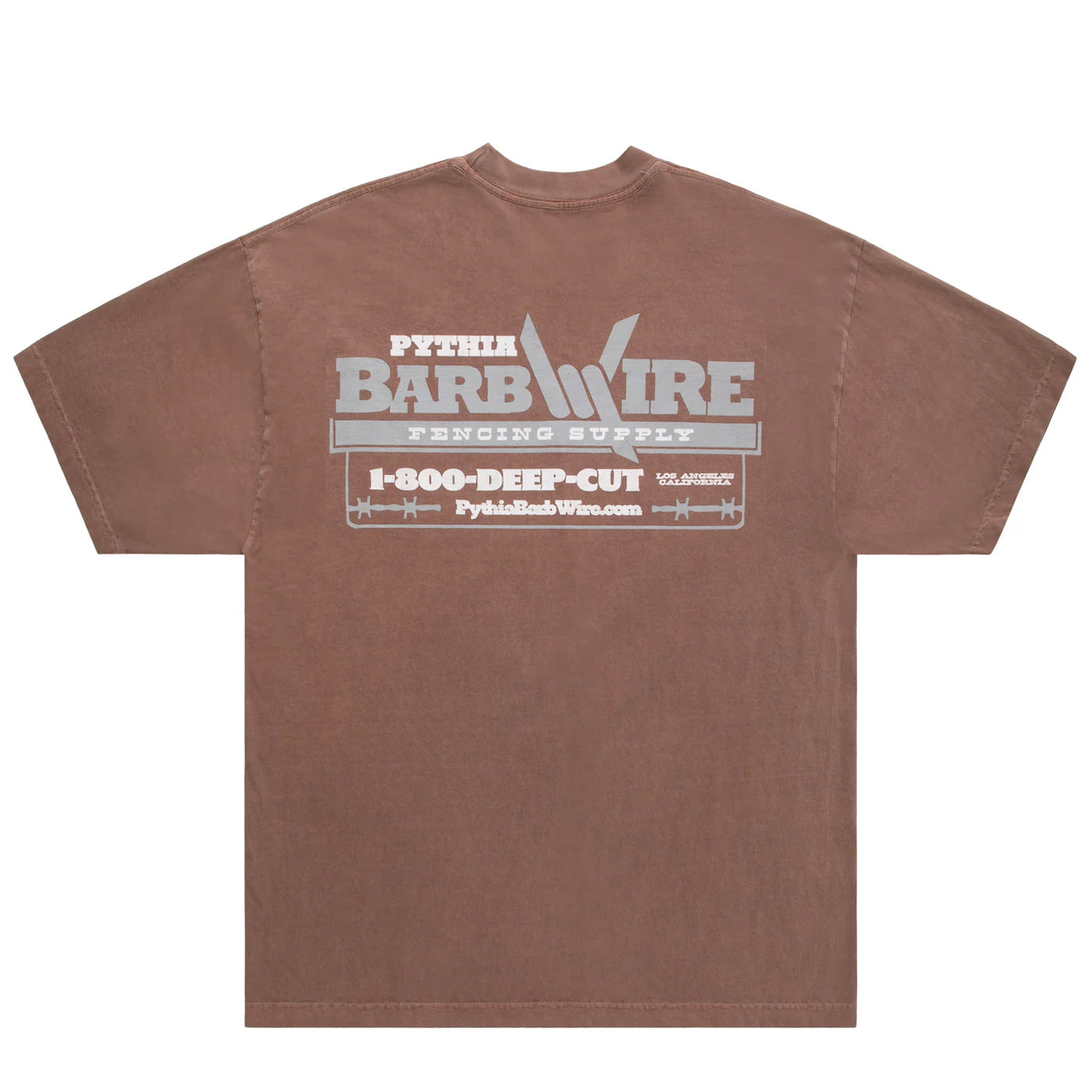 Barbwire Supply Tee – Vintage Brown