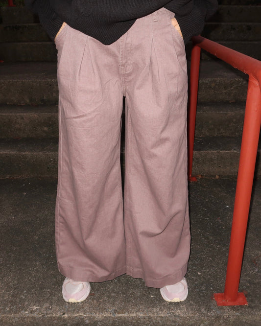 Mauve Wide Leg Pant