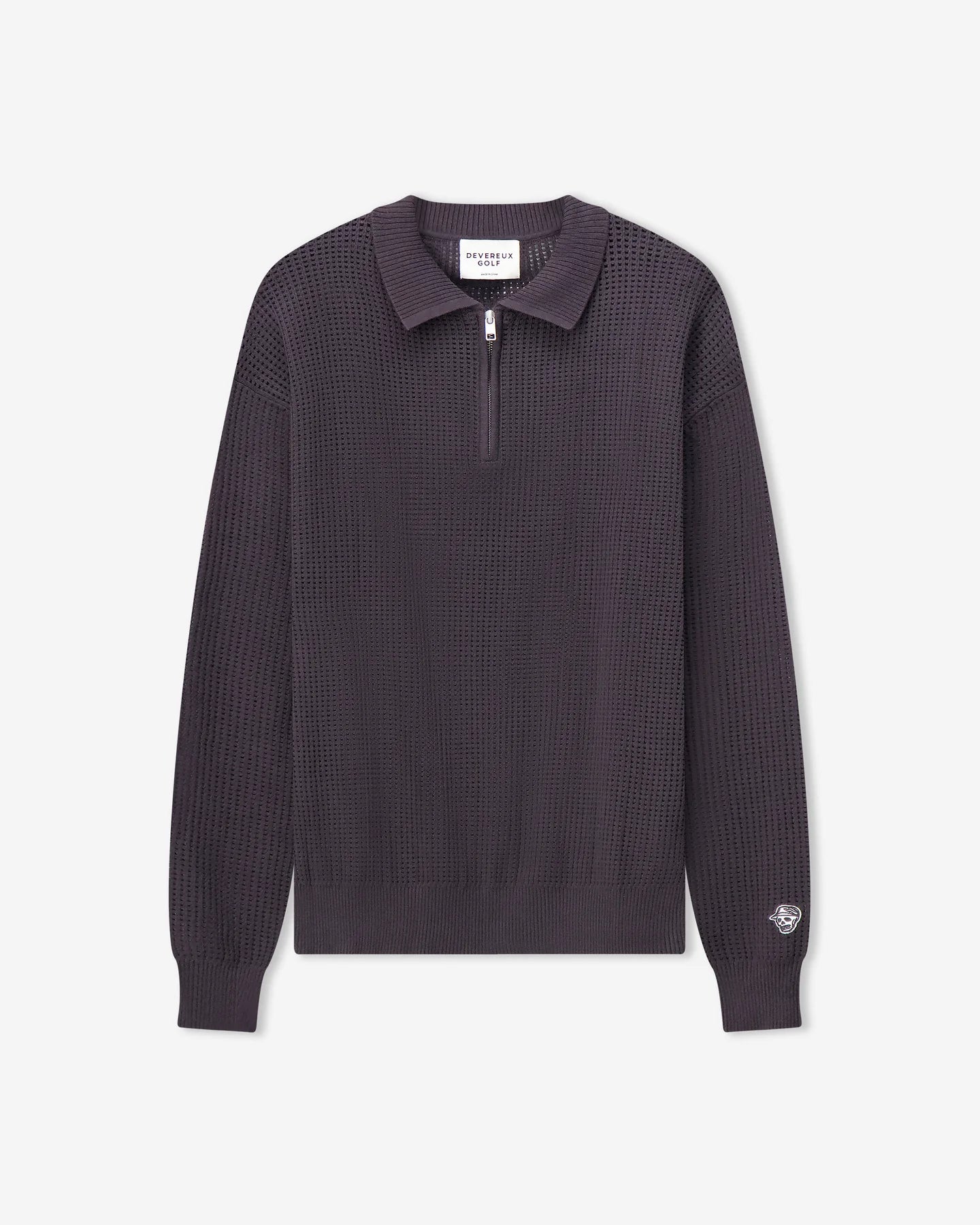 Loose Knit Quarter Zip Pullover