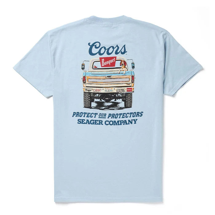 Seager x Coors Banquet Bumper Tee – Blue