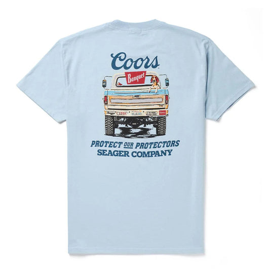 Seager x Coors Banquet Bumper Tee – Blue