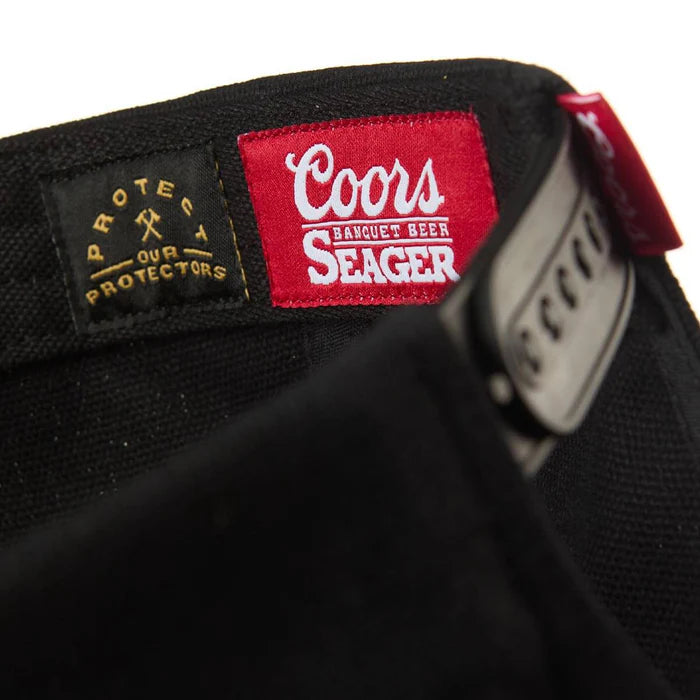 Seager x Coors Banquet Brave Snapback – Black