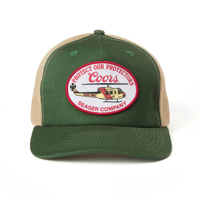 Seager x Coors Banquet Helo Trucker Snapback – Green