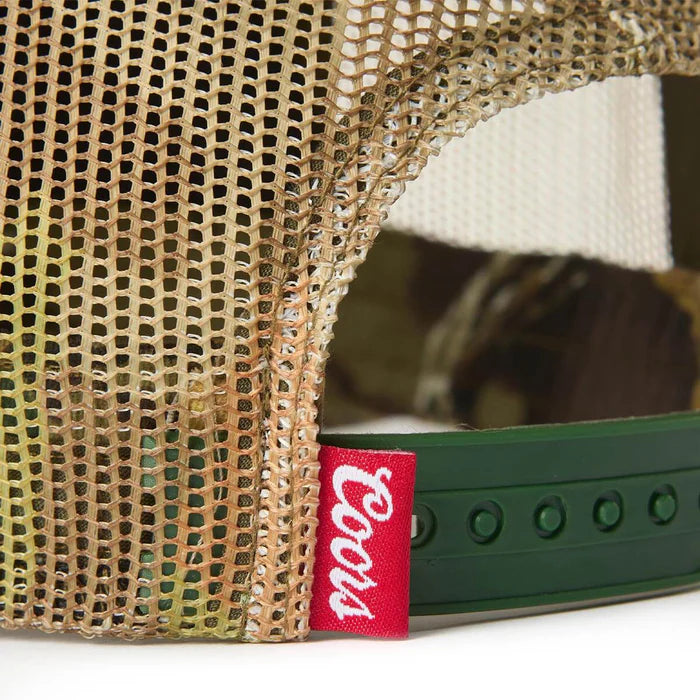 Seager x Coors Banquet Helo Trucker Snapback – Real Camo