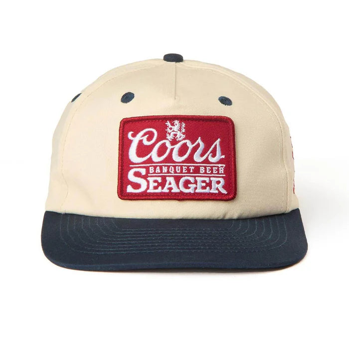 Seager x Coors Banquet P.O.P. Snapback – Cream/Navy