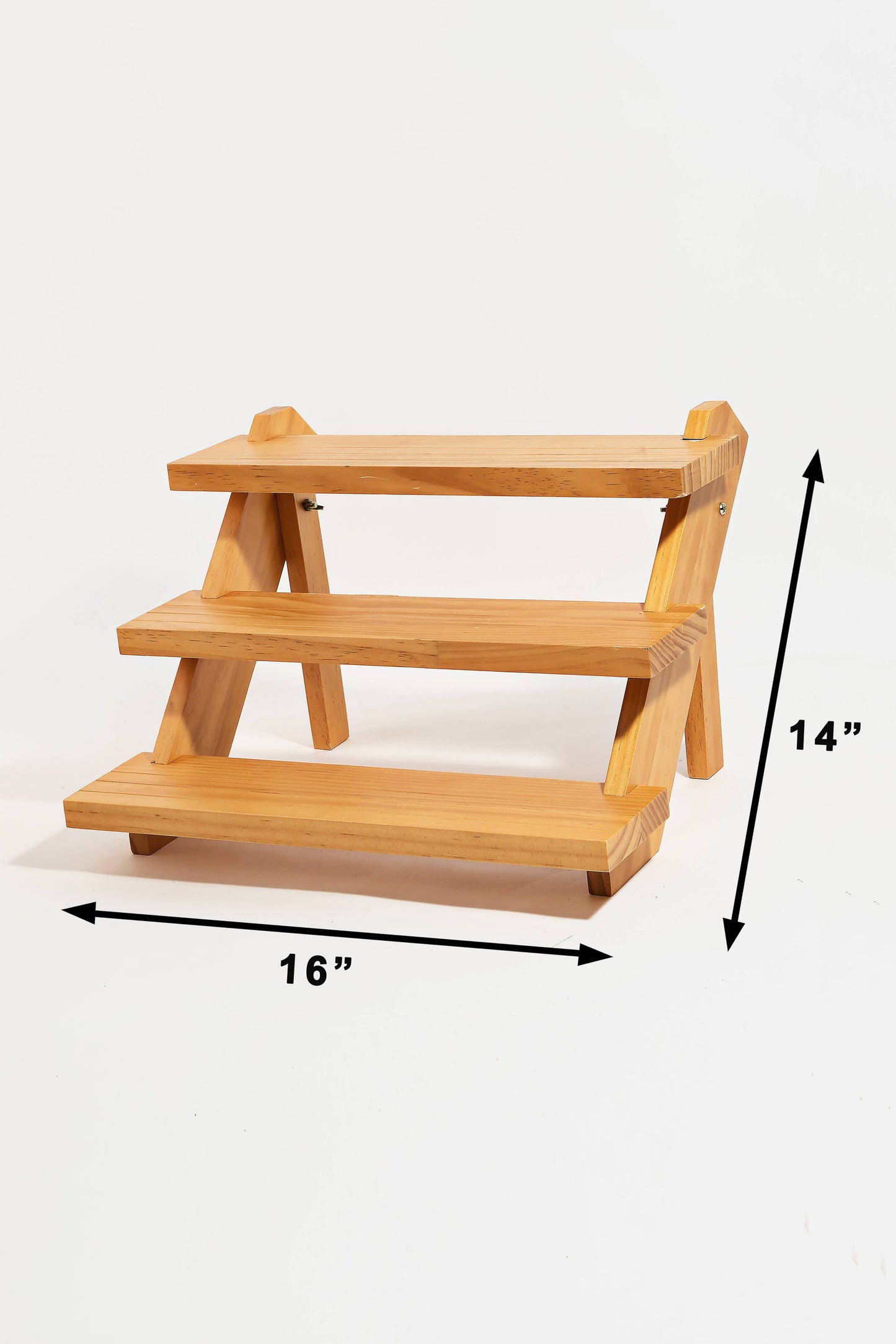 Three Tier Wooden Display