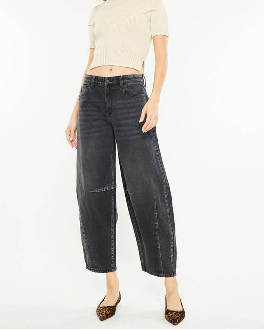 Black Horseshoe Fit Jeans