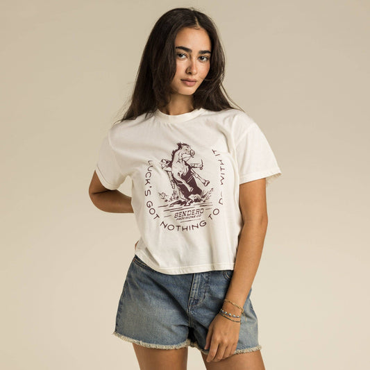 No Luck Women's Crop Tee