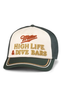 Miller High Life & Dive Bars Stitched Hat